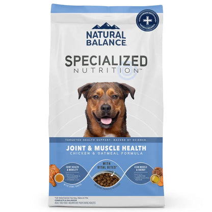 Natural Balance Pet Foods Specialized Joint & Muscle Dry Dog Food Chicken & Oatmeal,/3.5 lb Central Pet