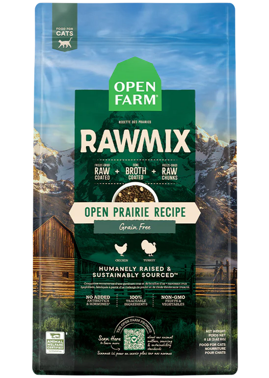 Open Prairie Grain-Free RawMix for Cats 8 Lb (Not stocked in store)