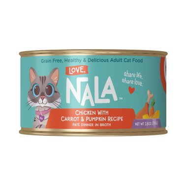 Love, Nala Chicken Pate with Carrot & Pumpkin Recipe in Broth Adult Cat Food