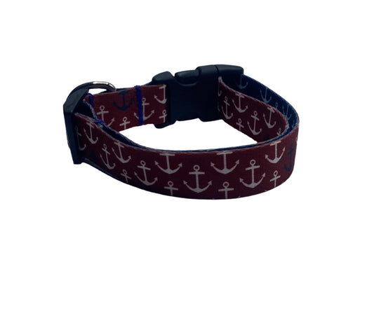 Anchors Away Nylon Collars or leads (1" Wide).