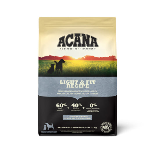 Acana Heritage - Light & Fit Dog Food 4.5 lb