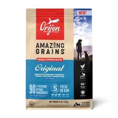Orijen® Amazing Grains Original Recipe Dry Dog Food  4Lb