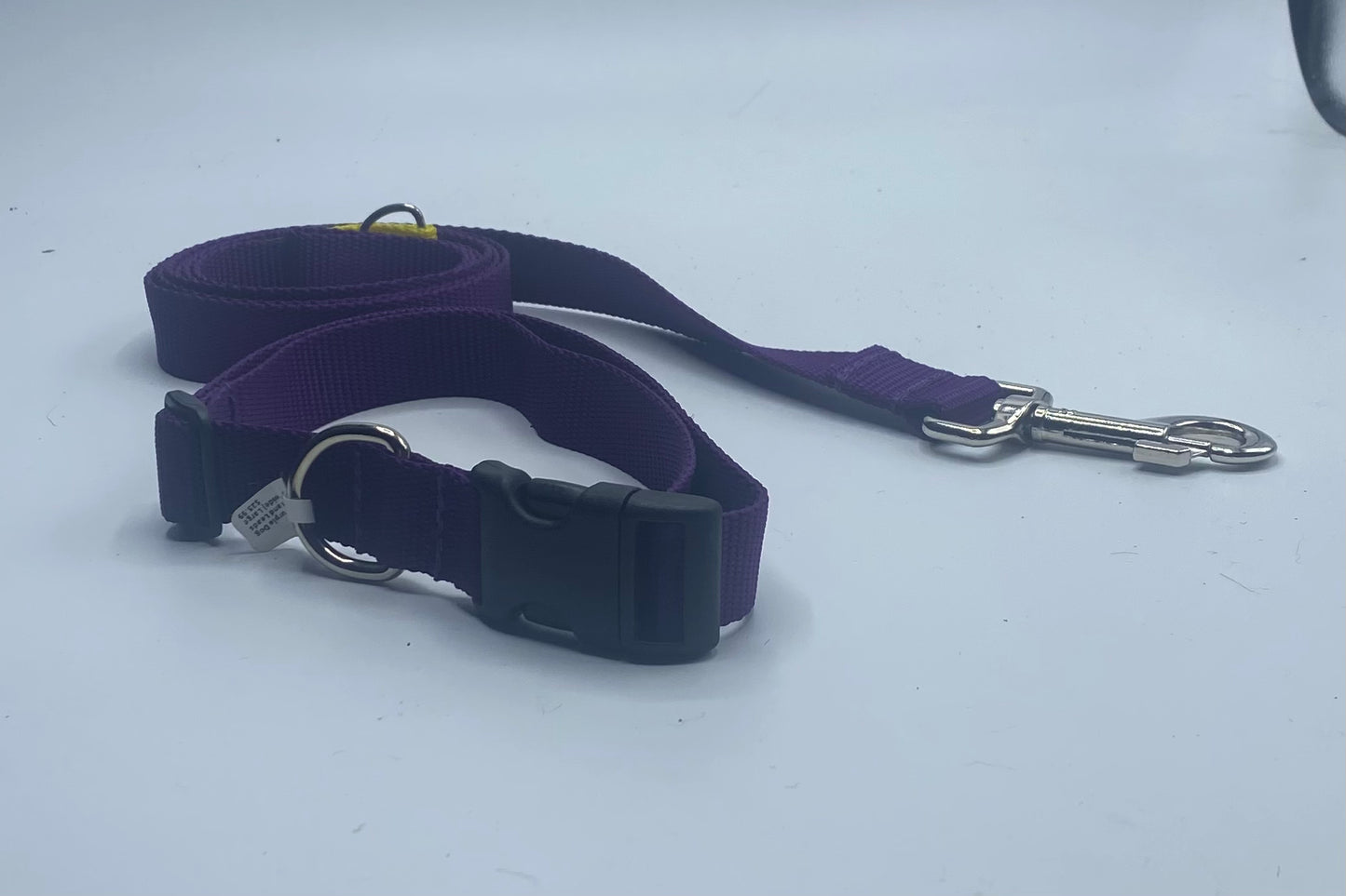 Basic Purple Dog Collars and Leads (1" wide)
