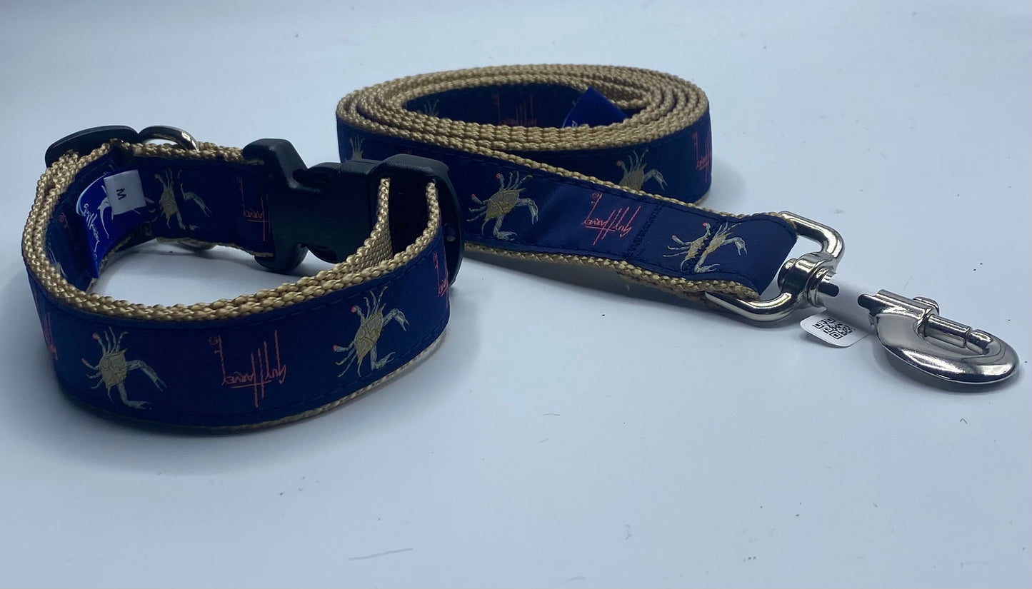 Crab Dog Collar & Lead