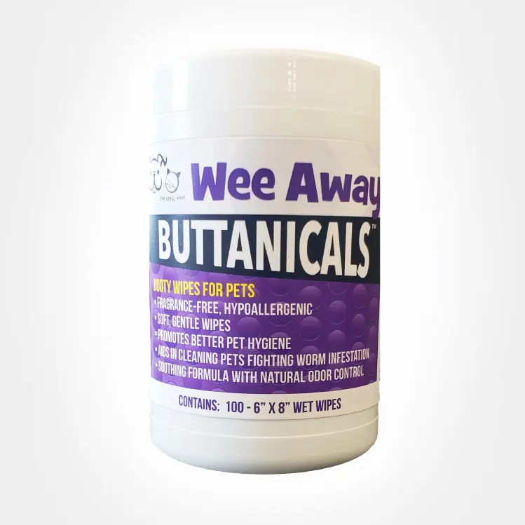 Wee Away Buttanicals Wipes.