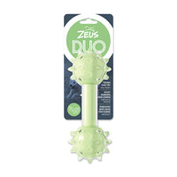Zeus Duo Spike Dumbbell (7in) Green Mint Dog Toy