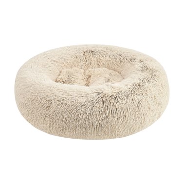 Petcrest Serene Fur Donut Pet Bed