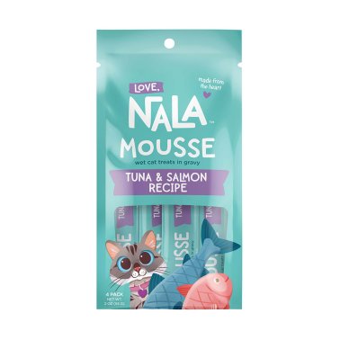 Love, Nala Tuna & Salmon Recipe Mousse Cat Treat .5oz Pouch - 4pk (2oz)
