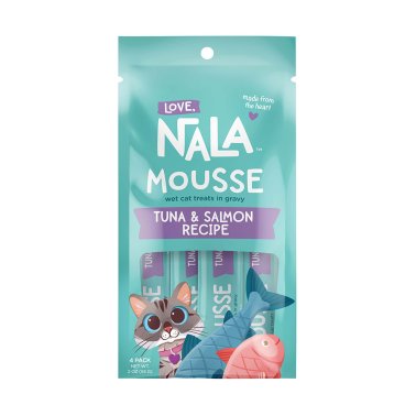 Love, Nala Tuna & Salmon Recipe Mousse Cat Treat .5oz Pouch - 4pk (2oz).