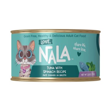 Love, Nala Tuna Pate with Spinach Recipe in Broth Adult Cat Food