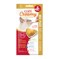 Catit Creamy Superfood Cat Treats - Assorted Multipack - 8 pack