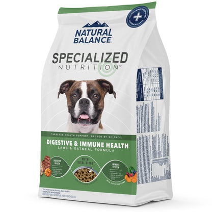Natural Balance Pet Foods Specialized Digestive & Immune Dry Dog Food Lamb & Oatmeal, 1ea/3.5 lb