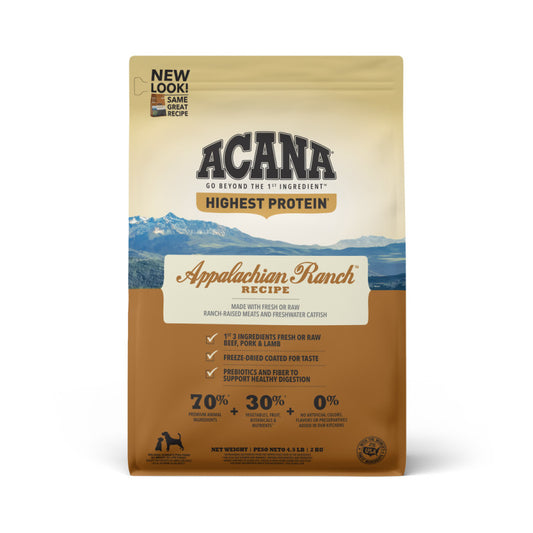 Acana Regionals - Appalachian Ranch Dog Food 4.5 lb