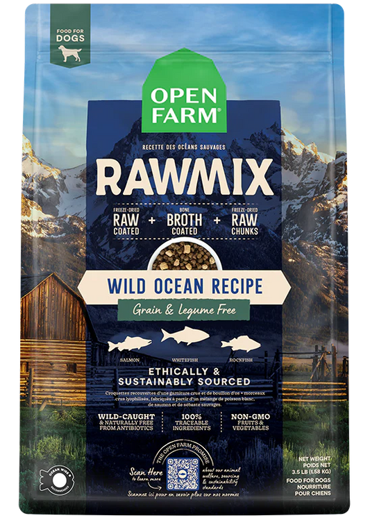 Wild Ocean Grain-Free RawMix for Dogs 20 Lb (Not stocked in store)