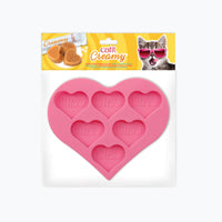 Catit Creamy Heart Shape Ice Tray cat treat maker  (12 Ice Trays per clip strip).