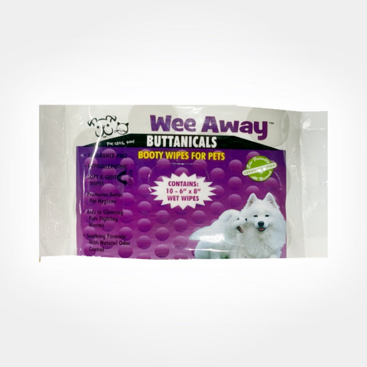 Wee Away Buttanicals Wipes.