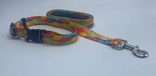 Red Fish Dog Collar & Leads