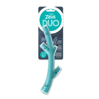 Zeus Duo Stick, (9in) Turquoise, Chicken Dog Toy