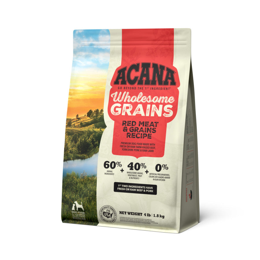 Acana Wholesome Grains - Red Meat Dog Food 4 lb