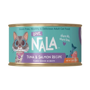 Love, Nala Flaked Tuna & Salmon Recipe in Broth Adult Cat Food