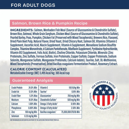 Natural Balance Pet Foods Health Protection Dry Dog Food Salmon, Brown Rice & Pumpkin, 4 lb Central Pet