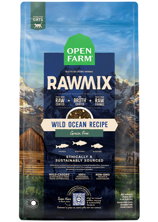 Wild Ocean Grain-Free RawMix for Cats 2.25 Lb