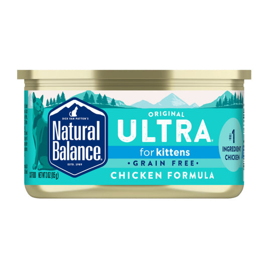 Natural Balance Original Ultra Can Kitten Food Chicken.