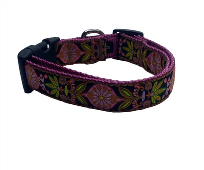 Perfectly Pink Scandinavian Sweetheart Dog Collars or Leads (1 " Wide).