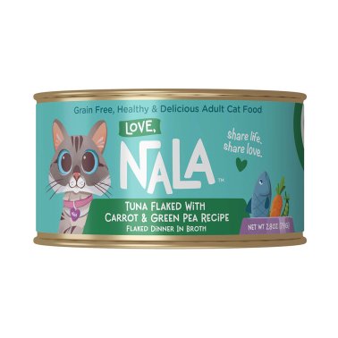 Love, Nala Tuna Flaked with Carrot & Green Pea Recipe in Broth Adult Cat Food