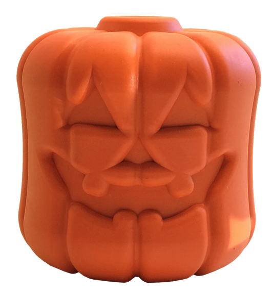 Jack O' Lantern Dispenser Durable Rubber Dog Toy