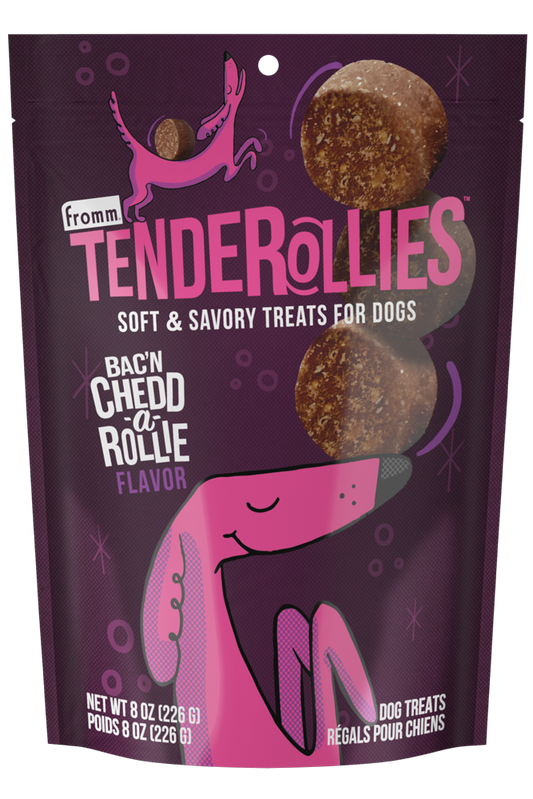 TENDEROLLIES BAC'N CHEDD-A-ROLLIE FLAVOR.