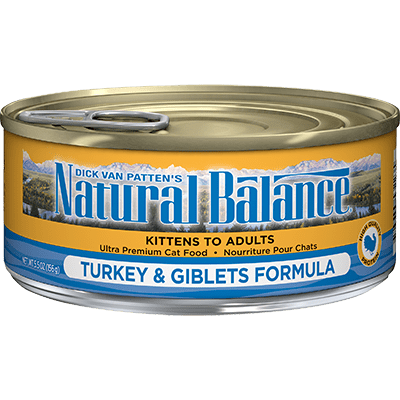 Natural Balance Turkey and Giblets Formula Canned Cat Food