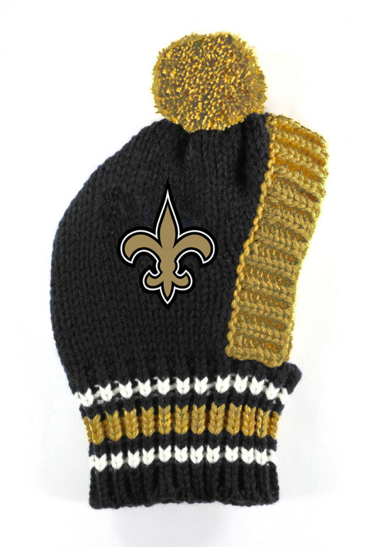 NFL Knit Pet Hat - Saints New Orleans Saints Knit Hat