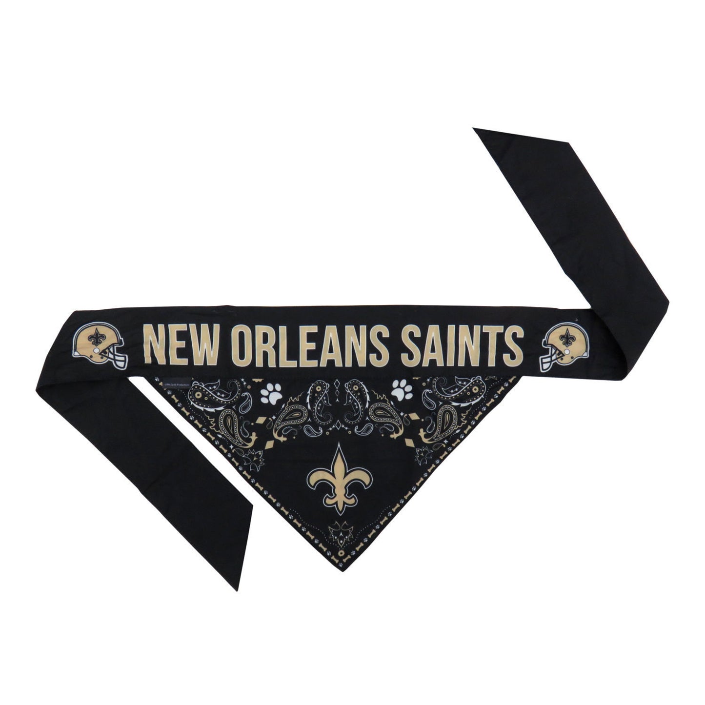 New Orleans Saints Reversible Pet Bandana
