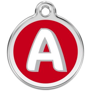 Alphabet Tag Letter A Pet ID.