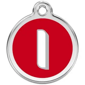 Alphabet Tag Letter I Pet ID.