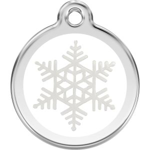 Snowflake Pet ID Dog Tags.