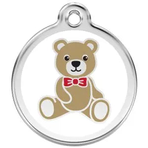Teddy Bear Tag Pet ID.