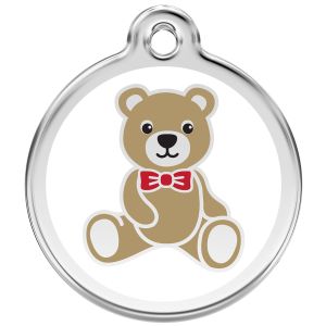 Teddy Bear Tag Pet ID.