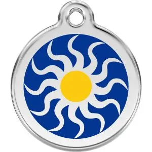 Tribal Sun Pet ID Dog Tags.
