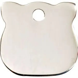 Stainless Steel Cat Head Pet ID Cat Tags.