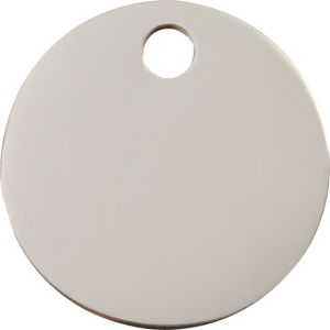 Stainless Steel Circle Pet ID Dog Tags.