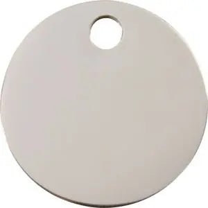 Stainless Steel Circle Pet ID Dog Tags.