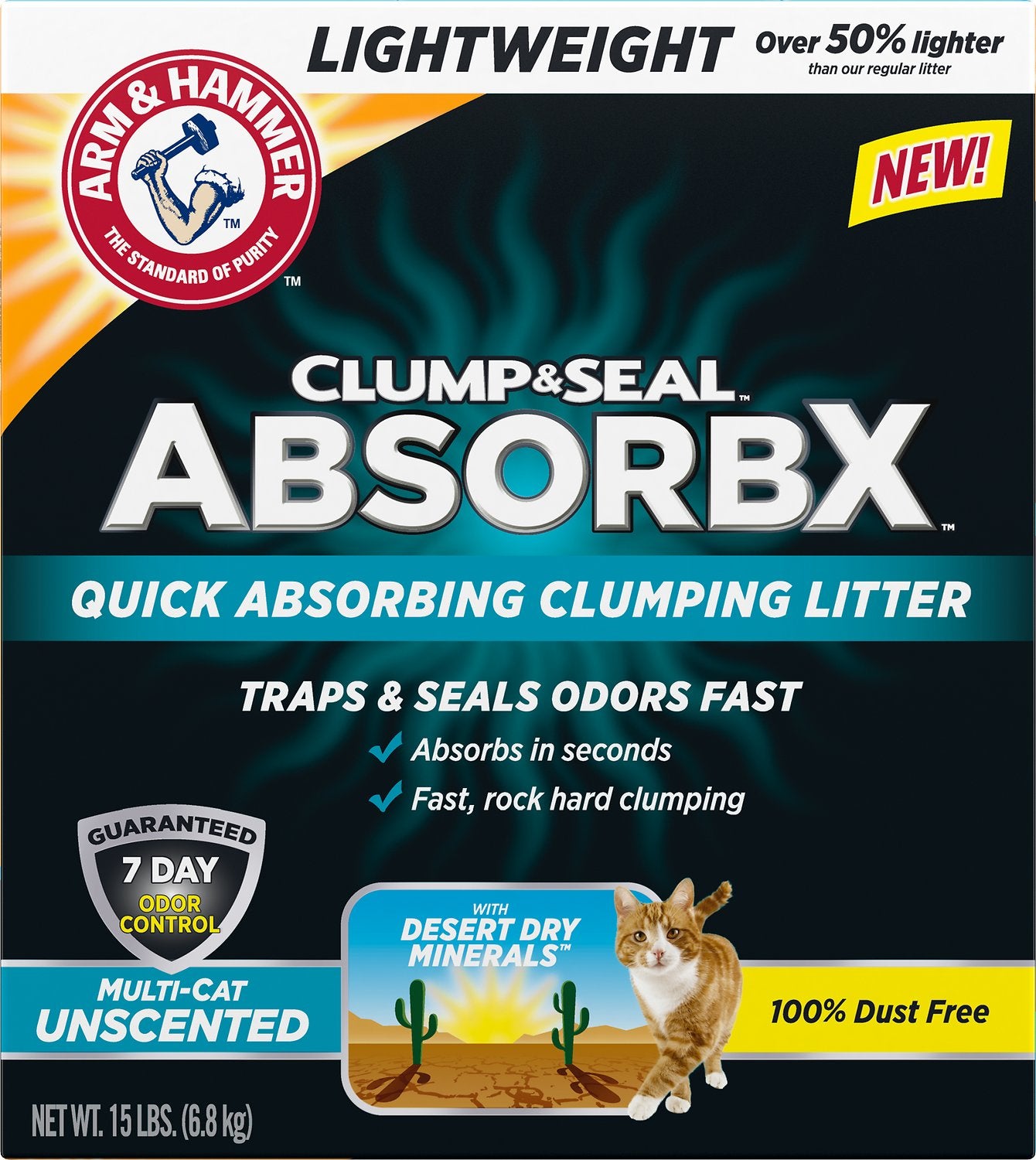 AbsorbX LW Unscented Cat Litter.