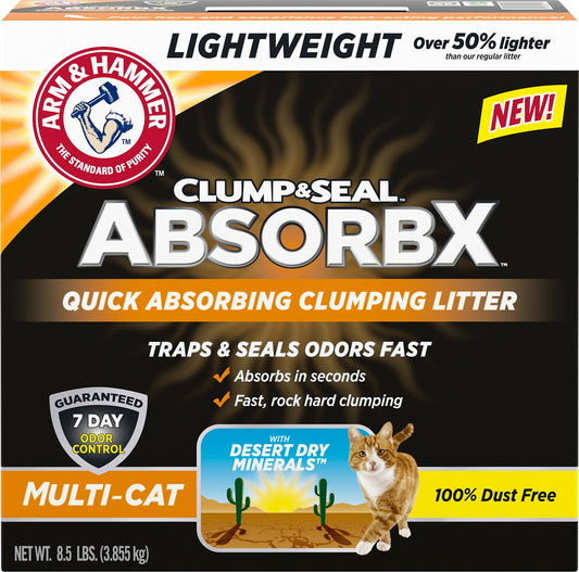 AbsorbX LW Multi-Cat Litter.