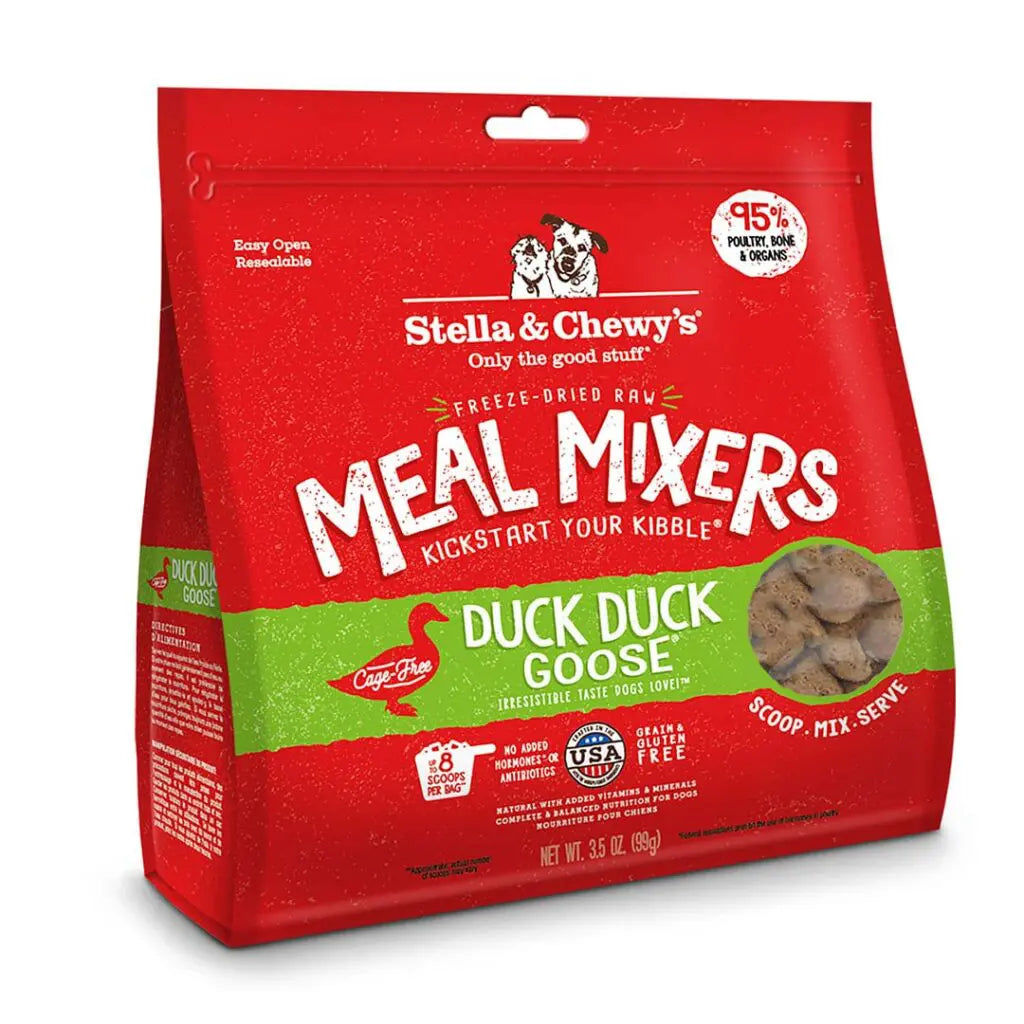 Stella & Chewy's Duck Duck Goose Meal Mixers 18oz.