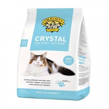 Precious Cat Long Hair Friendly Crystal Litter.