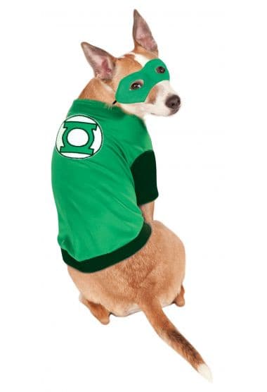 Green Lantern Pet Costume.