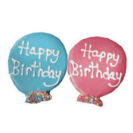 Birthday Balloon Dog Cookie Treat.