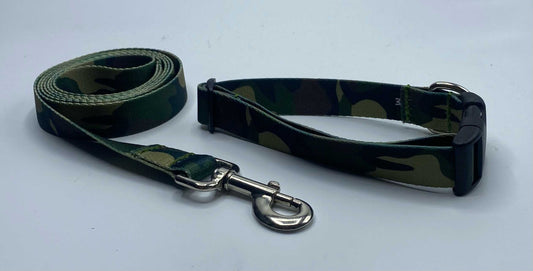 Camo Collars or leads (1" Wide).